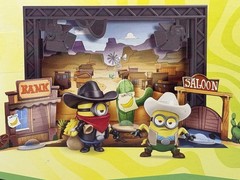 Minions & Monsters Old Western Sound Stage Figures Props Playset Ages 4+