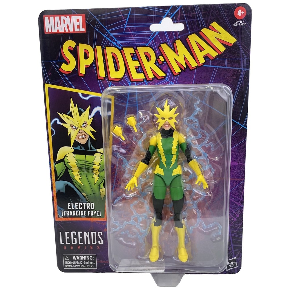 Marvel Legends Spiderman Electro 6″ Action Figure 2025 Hasbro New Sealed