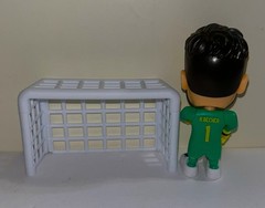 Alisson Becker Brazil World Cup Zuru Ballers Soccer Player Action Figure w/ Net