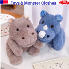 Animal Hand Puppet Plush Toy Soft Stuffed Doll Kids Gift Husky Fox Bear