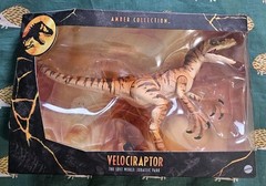 New Jurassic Park Amber Collection VELOCIRAPTOR The Lost World Action Figure