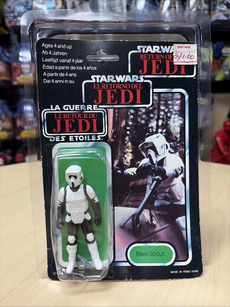 Star Wars – Biker Scout – Vintage Palitoy Tri Logo Return Of The Jedi 79 Back