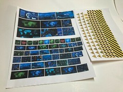 CUSTOM SCI FI DIORAMA STICKER SET LOT for 3.75″ STAR WARS figure *UNCUT* (H28)