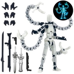 T13 Fully Jointed 3D Printed Figure with Weapons