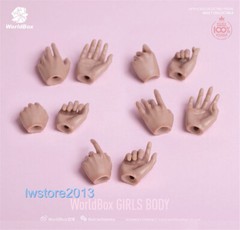 US Worldbox 1/6 AT201 Suntan Skin 12″ Female Action Figure Body Hands Foot Toys