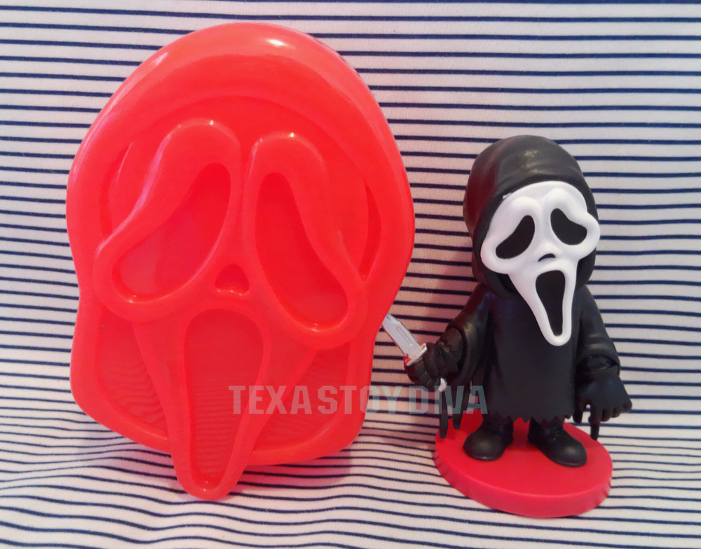 Ghostface Scream Mystery Vinyl Figure Standing Ghost Face & Knife Horror -READ-