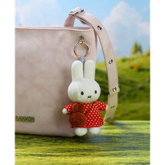 VIPO Miffy Plush Pendant Doll Miffy Bunny Soft Cute Bag Charm Keychain