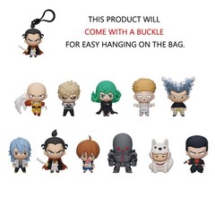 One Punch Man Figural Keyring Blind Bag Mystery Pack Saitama Anime Toy 1 Random
