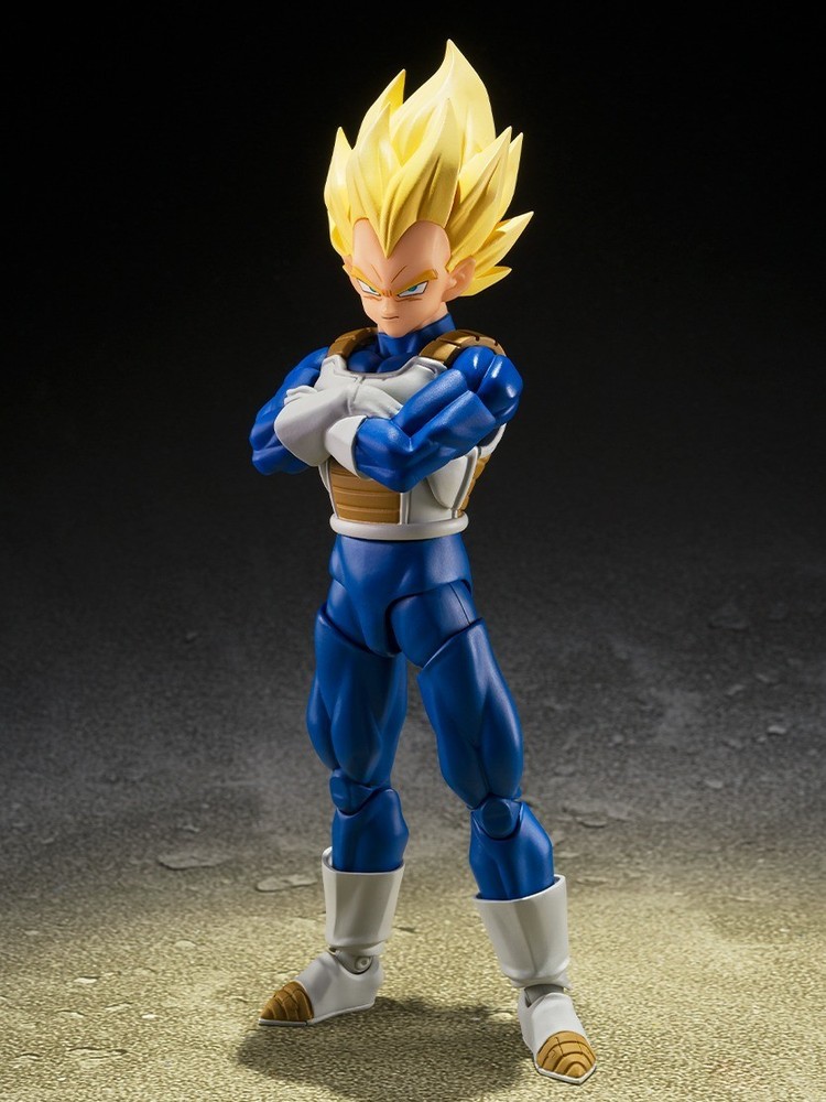 S.H.Figuarts Dragon Ball Super Saiyan Vegeta (Dangerous Pride) H 5.3 in BANDAI