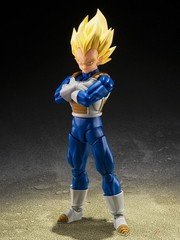 S.H.Figuarts Dragon Ball Super Saiyan Vegeta (Dangerous Pride) H 5.3 in BANDAI