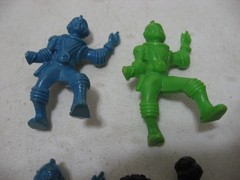 4 – Archer Ajax 1950s Hard Plastic Spacemen Figures
