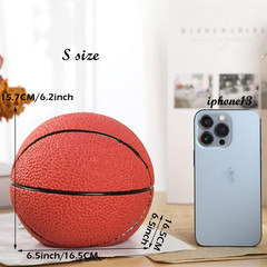 Basketball Piggy Bank for Boys, Shatterproof Basketball Sports Themed Coin Bank,