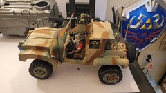 Custom G.I. Joe Cobra Joytoy Ranger Armored Vehicle Truck 1/16 1/18
