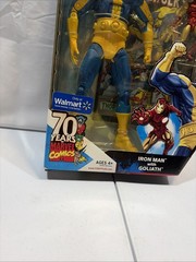 Marvel Universe 2009 Walmart Excl Blue/Yellow Variant Goliath-Iron Man Set New