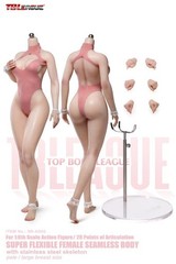 US🇺🇲Instock – TBLeague 1/6 SR-AD02 Platinum-Grade Silicone Girl Pink Figure
