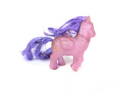Vintage My Little Pony TWINKLER Sparkle Pegasus Hasbro MLP G1 1984 Purple