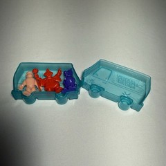 Scooby-Doo Tiny Mights 3 Minifigure Set Scooby Witch Doctor Mystery Machine Case