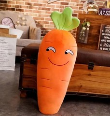 Carrot Plush Pillow 45-110cm Cute Cartoon Vegetable Stuffed Soft Toy Gift