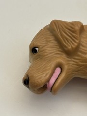 Golden Retriever Dog Toy Figure Moving Head Tail Lever Action Animal Figure 6”