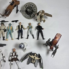 Star Wars Action Figure Vehicle Parts Lot Kenner Hasbro 1990s 2000s Mixed Toys