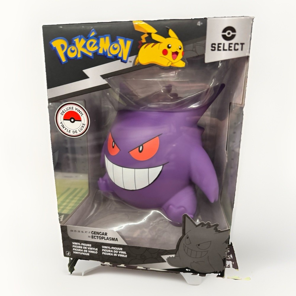 Pokémon Pokemon Select Gengar Deluxe Vinyl Figure 8” Wave Series 4 Jazwares New