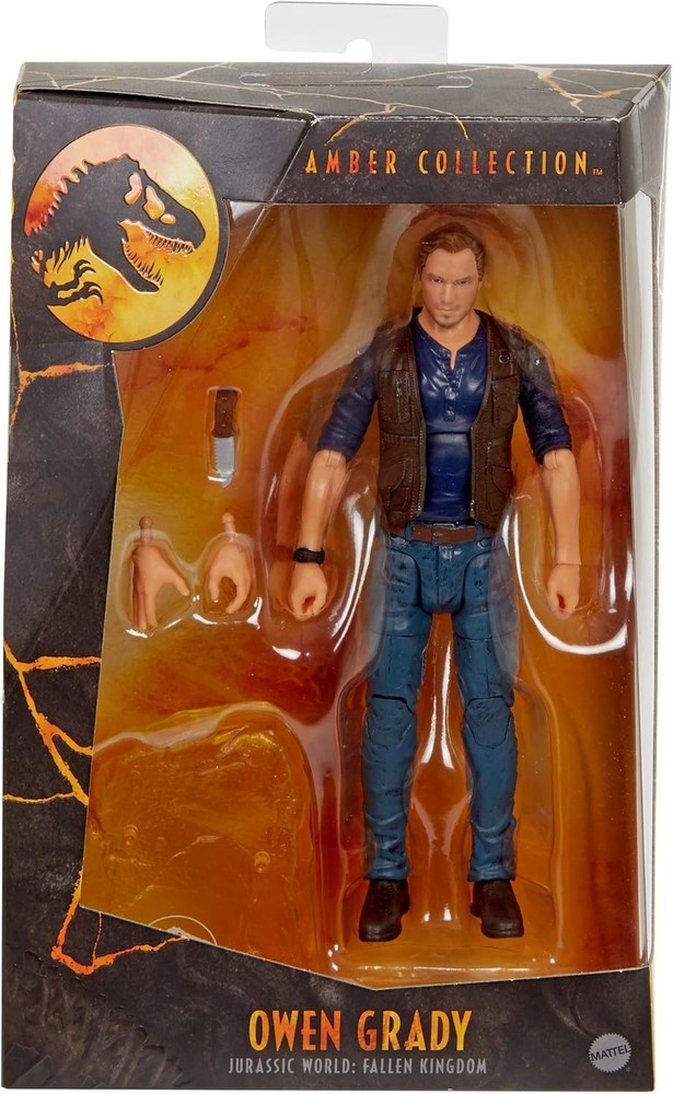 Jurassic World OWEN GRADY 6″ Collectible Action Figure Amber Collection GJN83