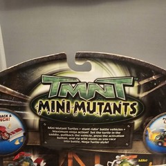 TMNT Mini Mutants Mini Moto-Slider Michelangelo New 2007 Ninja Turtles New Wear