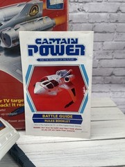 Vintage 1987 Mattel Captain Power Powerjet XT-7 Complete W/ Original Box