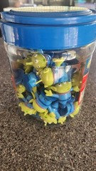 Disney Toy Story Bucket of Little Green Men, ALL parts inside, FREE SHIPPING