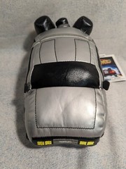 Back To the Future DeLorean Time Machine metalic PLUSH 9″ KIDROBOT PHUNNY NWT