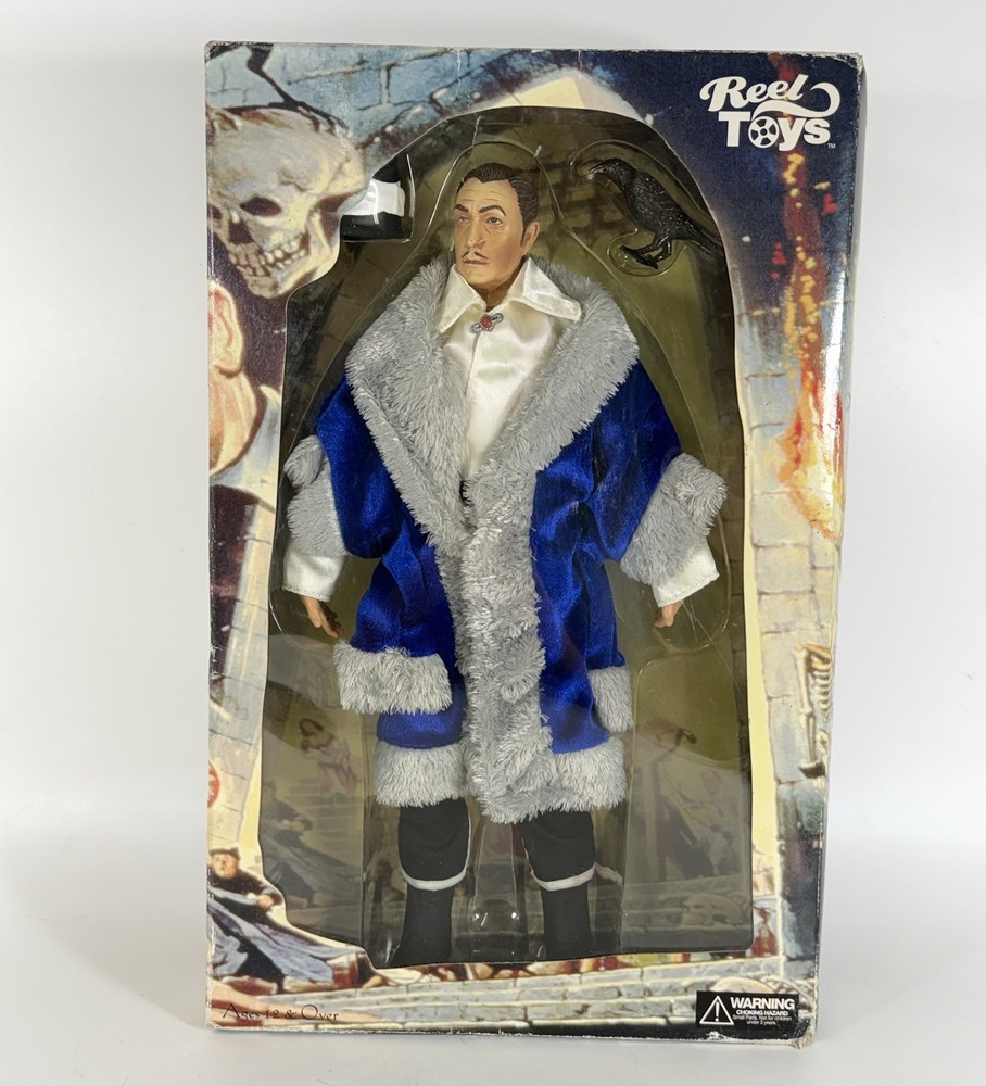 2002 Reel Toys Vincent Price The Raven 12in Collectible Figure – New In Box