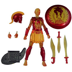 Vitruvian H.A.C.K.S. Eos Warrior 4″ Action Figure – Spartan Fire Fighter