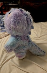 Handmade Fully Jointed 12inch Purple Rainbow Dinosaur Teddy Bear