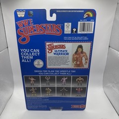 WWE LJN MATTEL SUPERSTARS ULTIMATE WARRIOR 8″ ACTION FIGURE BLUE CARD SHIPS NOW
