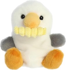 Aurora Plush Toy Adorable Palm Pals #33911 BUOY Seagull with Fry 5 inches NWT