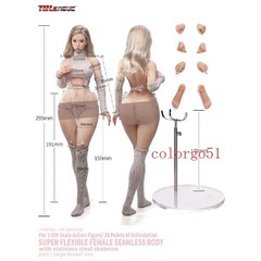 New TBLeague SR-BD01/02 1/6 Platinum Silicone Seamless Female Body Movable Chest