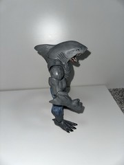 King Shark DC Multiverse Build A Figure BAF CNC 100% Complete with Hammerhead 9″