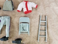 Lot WCW WWE WWF Aew Raw Smackdown Wrestling Action Figure Accessories Title Belt