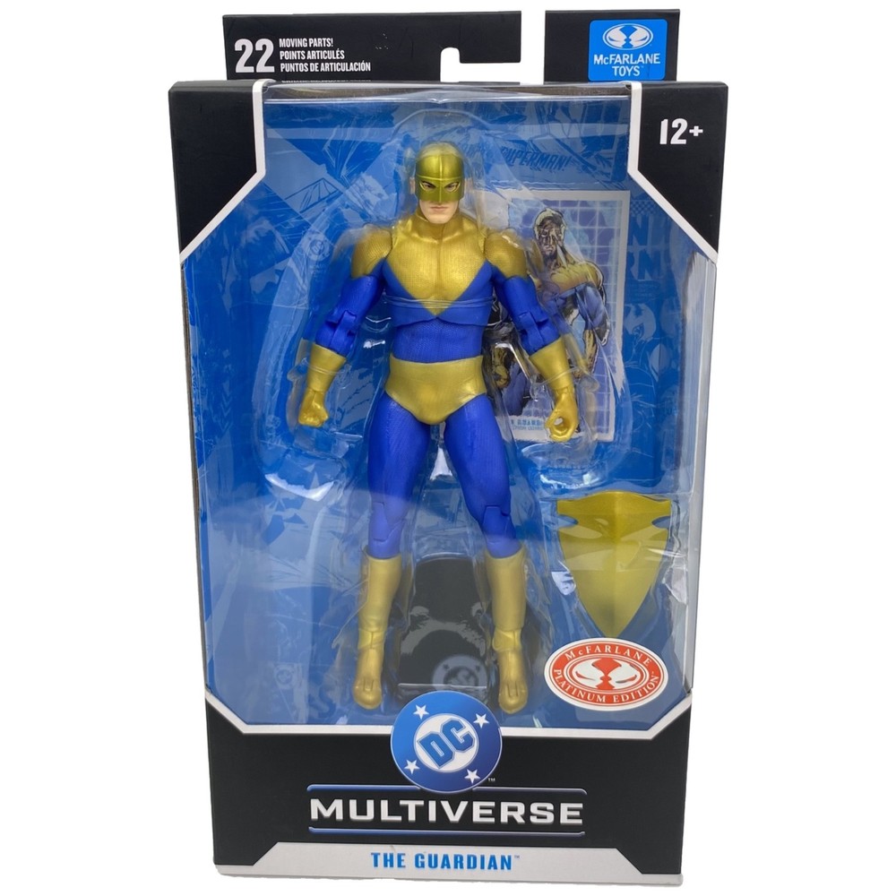 DC Multiverse The Guardian 7″ Action Figure Action Comics McFarlane New Platinum