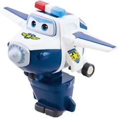 5″ Super Wings Paul Toy – Airplane to Robot Action Figure, No Batteries Required