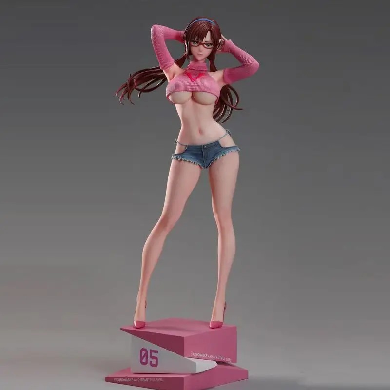 Anime Figure Inspired by Makibo Summer Girlfriend 30cm PVC Model Doll Unbranded