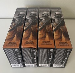 Hasbro Star Wars Black Series Imperial Armored Commando #42 LOT (X4) -NEW