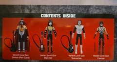 Kiss Love Gun 3 3/4″ Deluxe Exclusive Limited Editon Box Set Action Figures SDCC