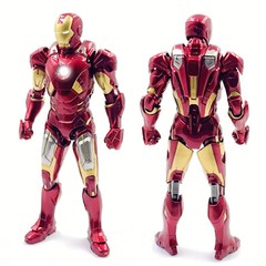 Marvel Avengers Iron Man Mark 7 MK7 Ironman Toy LED Light Action Figure Model