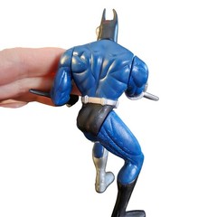 1994 DC Comics Legends of Batman Cyborg Action Figure Blue Silver Toy 5 in