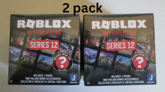 ROBLOX MYSTERY FIGURE SERIES 12 LOT OF 2 PAPER BOXES NEW, FACTORY SEALED!