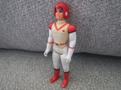 Voltron KEITH figure with RED HELMET Accessory Panosh Place 1984 Vintage