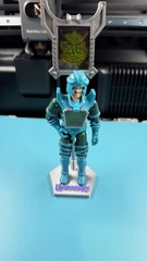 Hasbro Visionaries Figure Display Stand With Logo. Figure Not Included