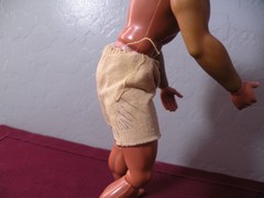 Mattel Big Jeff Action Figure 1971 Tan Trunks Karate Chop Hong Kong