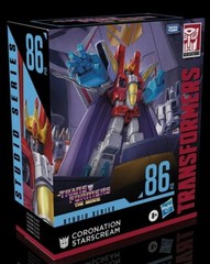 TRANSFORMERS THE MOVIE STUDIO SERIES 86 12 LEADER CORONATION STARSCREAM NIB 2022